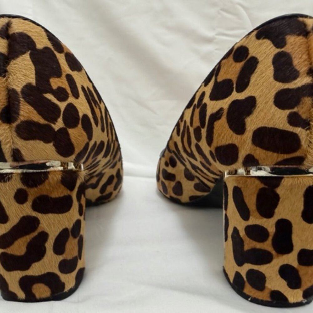 Alfani Animal Print Pointed Toe Block Heel Pump Shoe - Picture 11 of 12